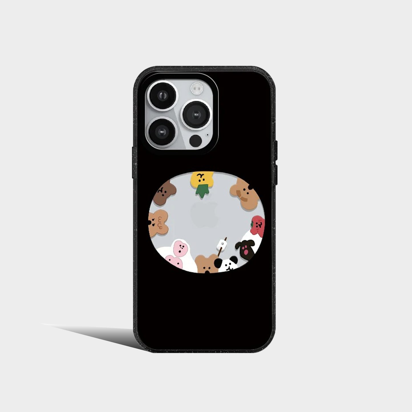 Cute Brown Bear And Friends Cartoon Acrylic Phone Case