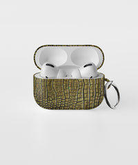 BROWN CROCODILE Airpods Case