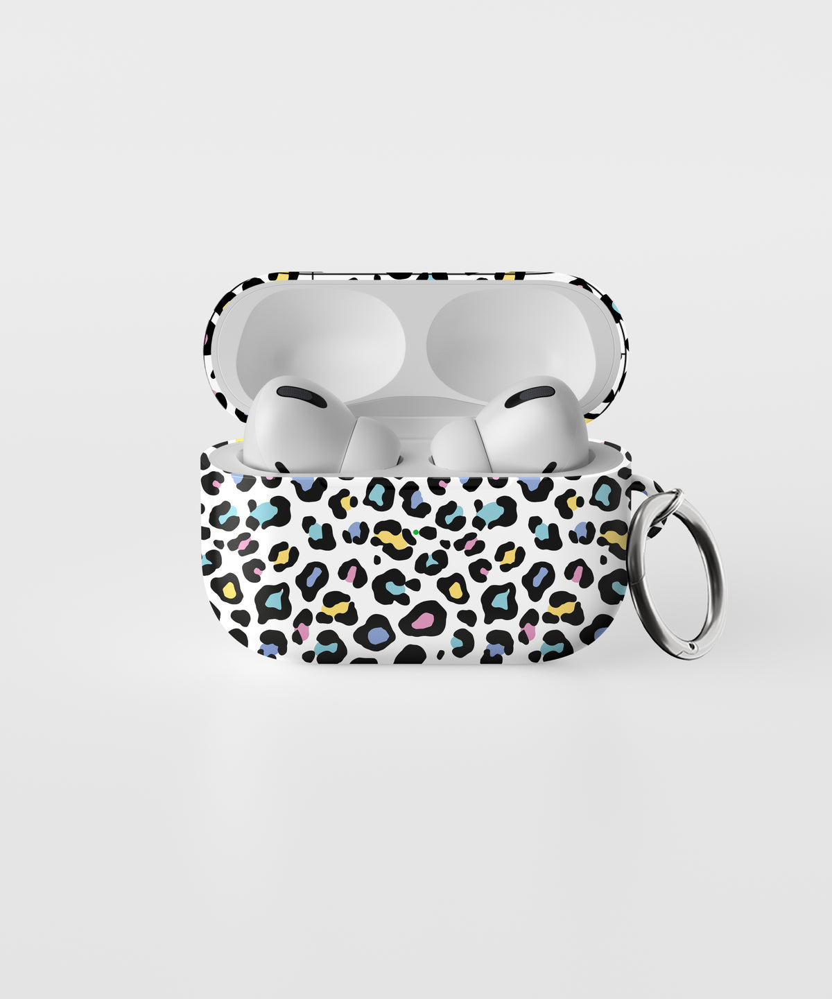 WHITE LEOPARD Airpods Case