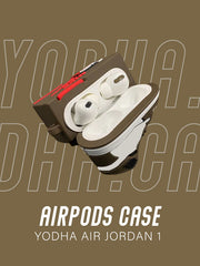 Air Brown 1 High Sneaker Airpods Case