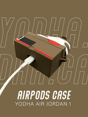 Air Brown 1 High Sneaker Airpods Case