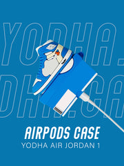 Air Light Blue 1 High Sneaker Airpods Case