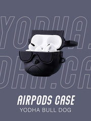 Black Bulldog Airpods Case