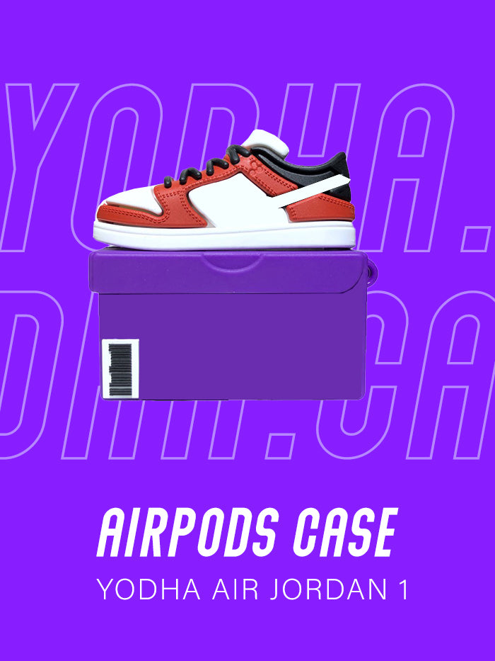 Air SB Dunk Red/Purple Shoe  Airpods Case