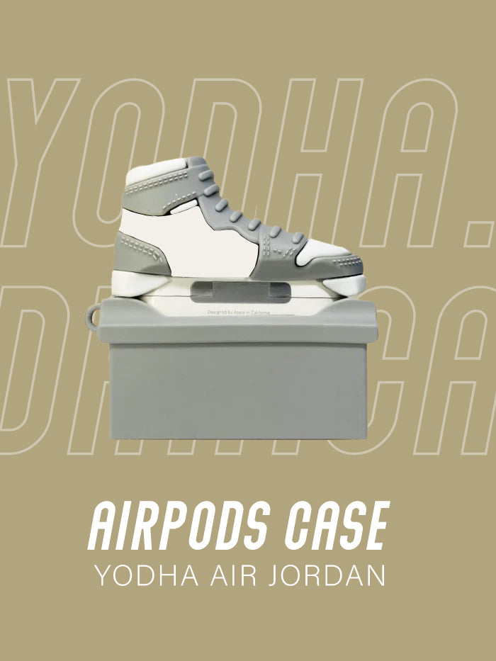 Air 1 High Grey Shoe  Airpods Case