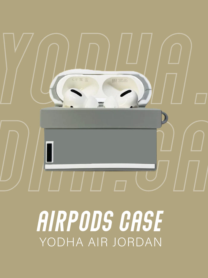 Air 1 High Grey Sneaker Airpods Case