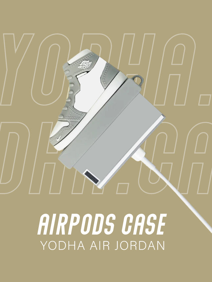 Air 1 High Grey Shoe  Airpods Case