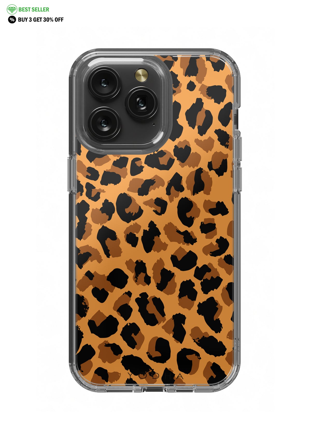 ORANGE LEOPARD Clear Case