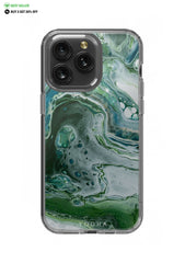 GREEN ATOM Clear Case