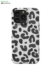 WHITE LEOPARD Snap Case