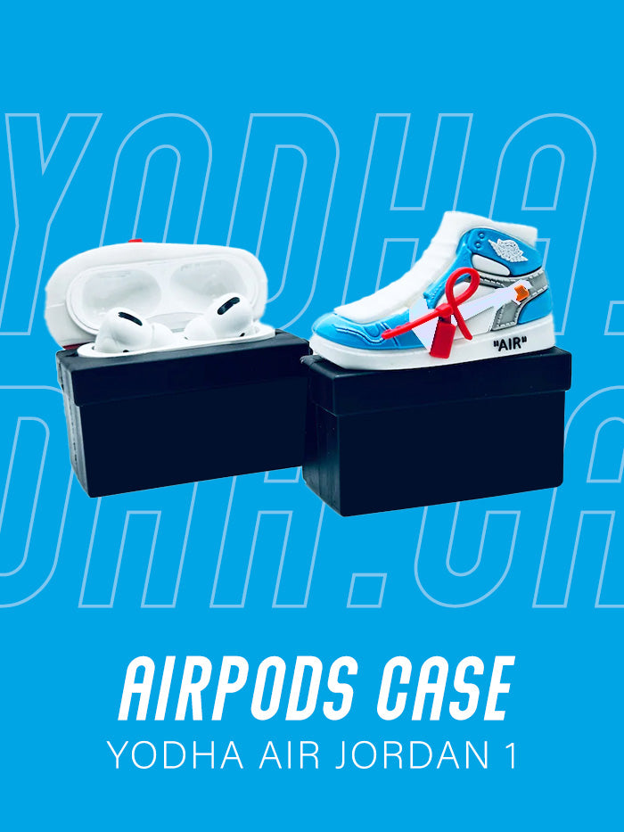 Air 1 High Sky Blue Shoe Airpods Case