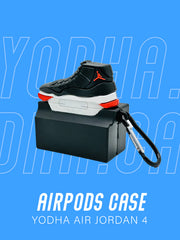 Air 1 High Black/Red S Sneaker Airpods Case