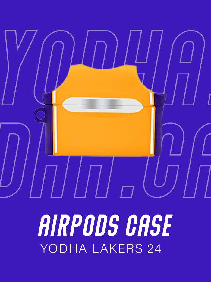 Lakers 24 Yellow Airpods Case