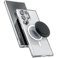 Luxury Magnetic Wireless Charge For Magsafe Case for Samsung S22 S23 S24 Ultra Plus Back Cover Transparent Case (Copy)