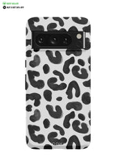 WHITE LEOPARD Snap Case