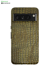 BROWN CROCODILE Snap Case