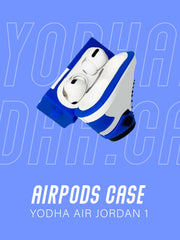 Air Dark Blue 1 High Sneaker Airpods Case