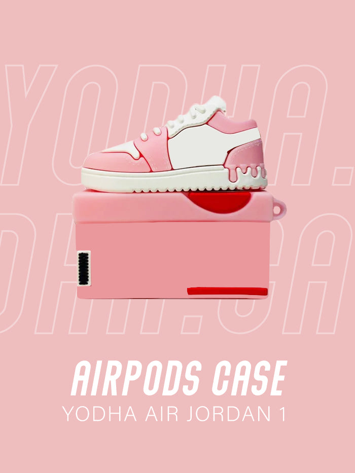 Air Pink 1 Low Shoe Airpods Case