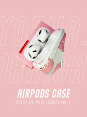 Air Pink 1 Low Sneaker Airpods Case