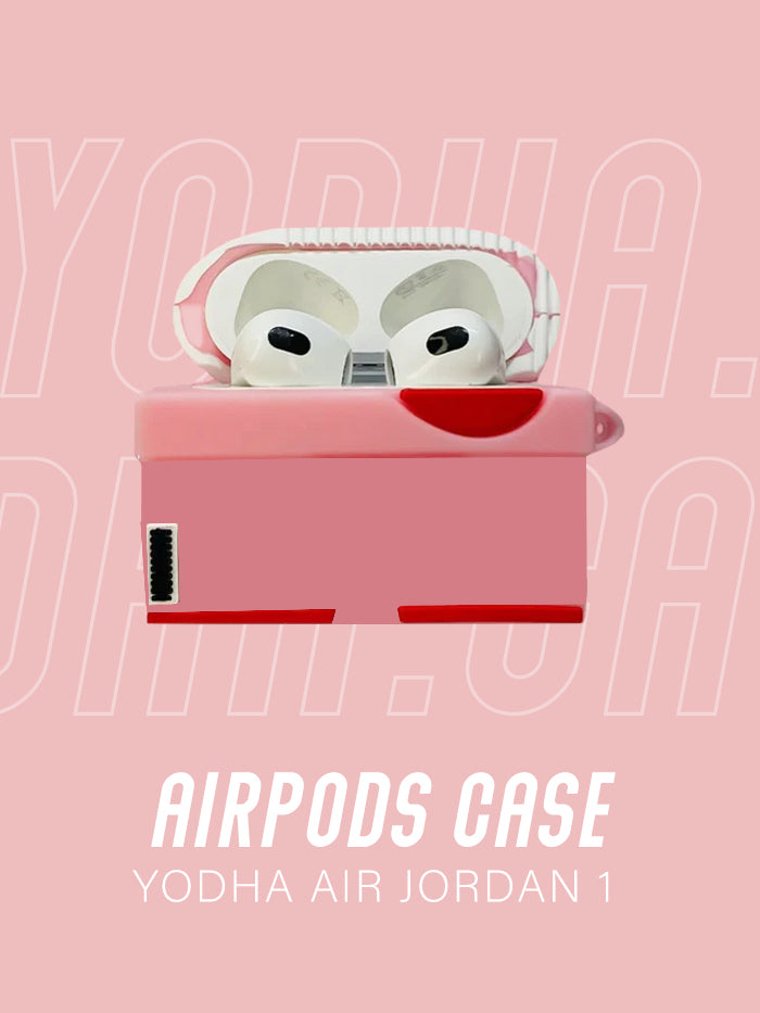 Air Pink 1 Low Shoe Airpods Case