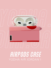 Air Pink 1 Low Sneaker Airpods Case