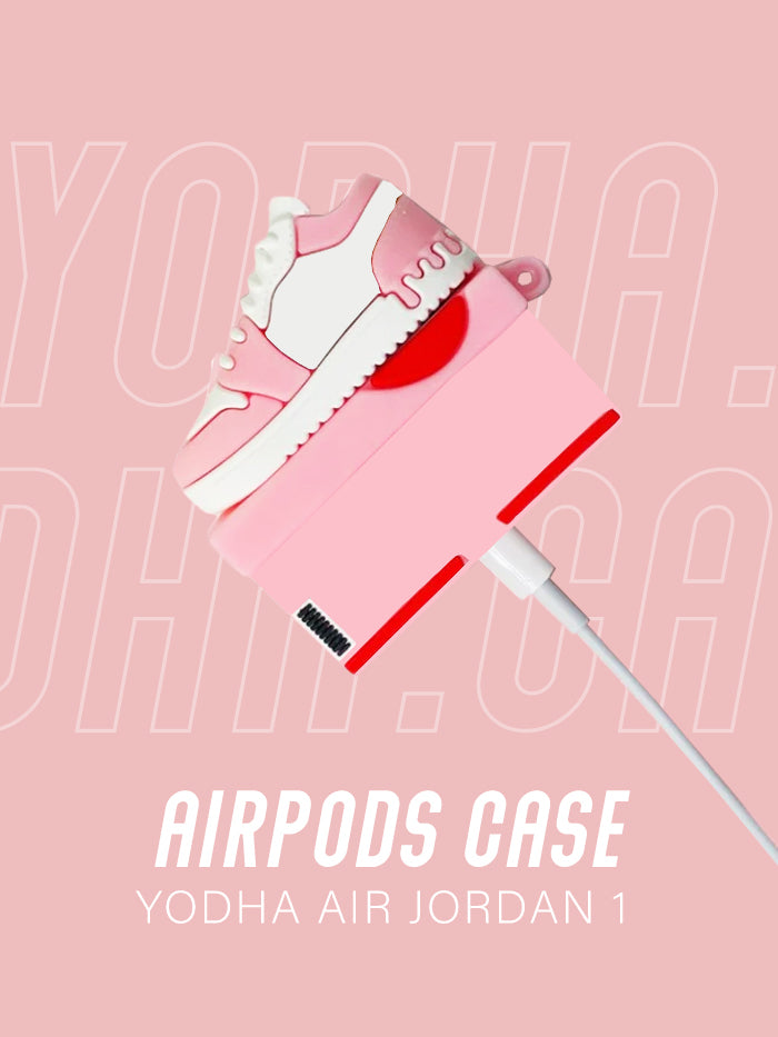 Air Pink 1 Low Shoe Airpods Case