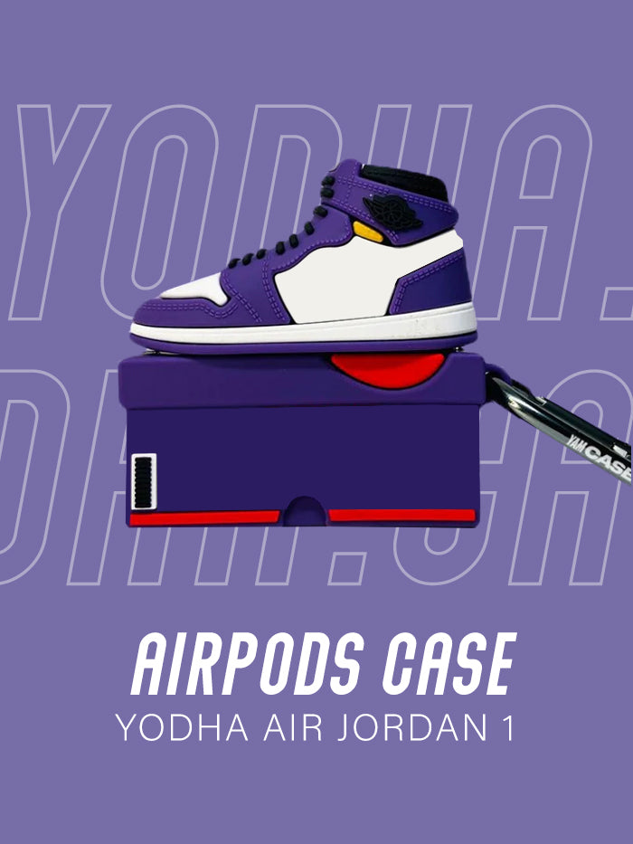 Air Purple 1 High Shoe Airpods Case