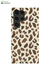 BROWN LEOPARD Snap Case