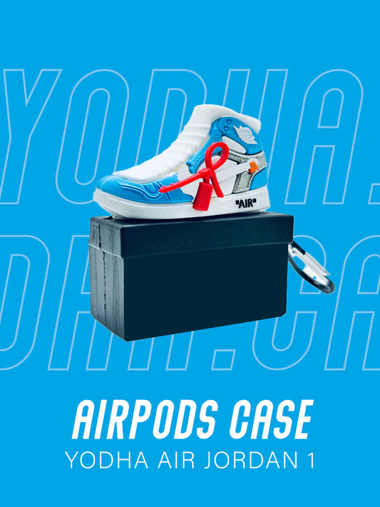 Air 1 High Sky Blue Shoe Airpods Case