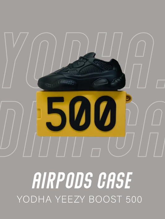 Yeezy 500 Black Airpods Case