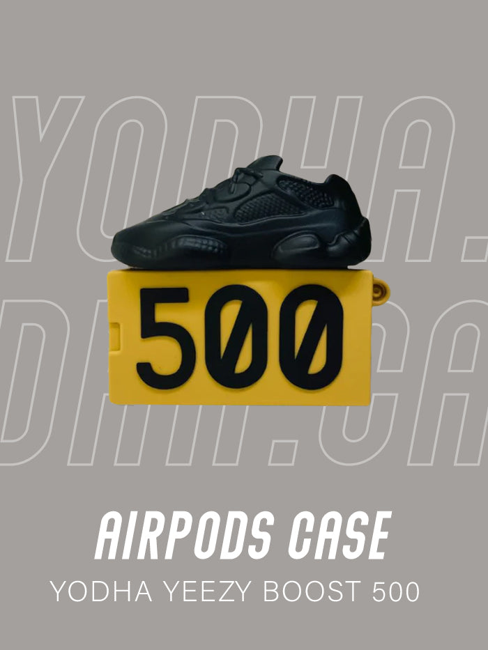 Yeezy 500 Black Airpods Case